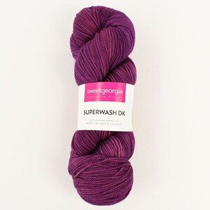 SweetGeorgia Superwash DK Yarn Merino Wool 256 Yd Hand Dyed Jam Session Colorway